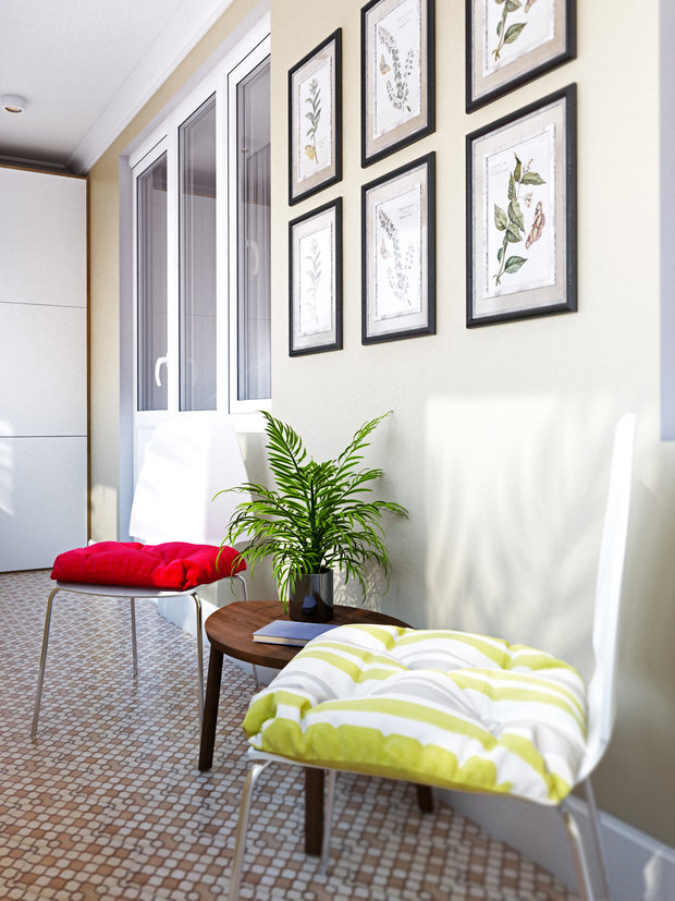 Фото из портфолио Медовая геометрия – фотографии дизайна интерьеров на INMYROOM