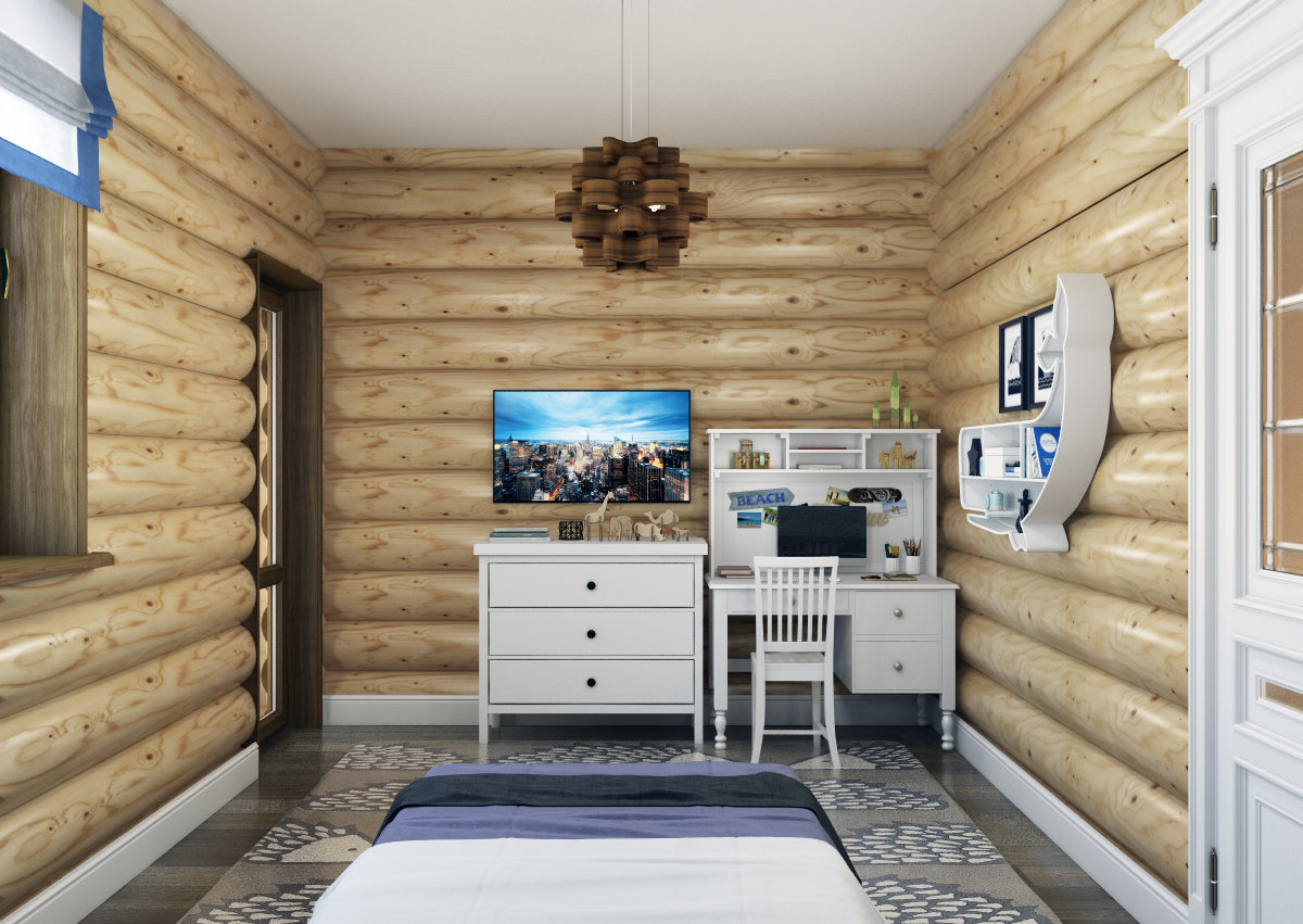 Фотография: Детская в стиле Прованс и Кантри, Современный, Дом, Проект недели, Московская область, Юлия Веселова, дом из сруба – фото на INMYROOM Фотография: Детская в стиле Прованс и Кантри, Современный, Дом, Проект недели, Московская область, Юлия Веселова, дом из сруба – фото на INMYROOM