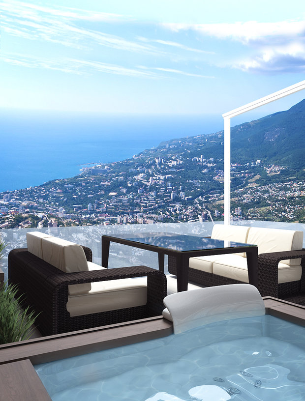 Фото из портфолио Лоджия Ялта – фотографии дизайна интерьеров на INMYROOM