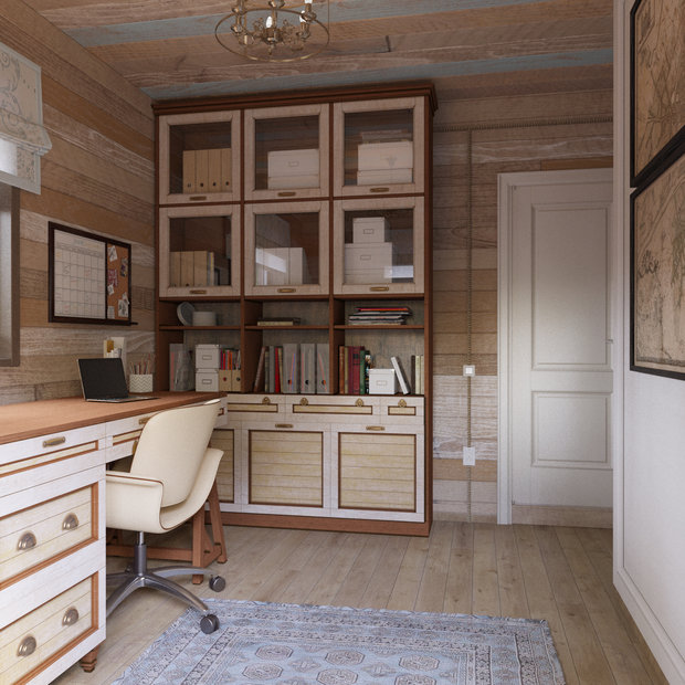 Фото из портфолио Деревенский прованс под Томском – фотографии дизайна интерьеров на INMYROOM