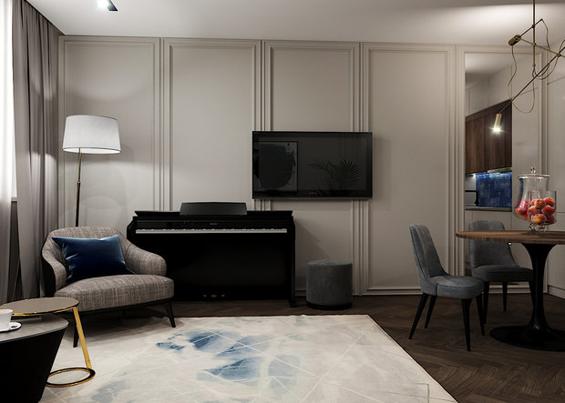 Фото из портфолио Дизайн квартиры Art Plaza – фотографии дизайна интерьеров на INMYROOM