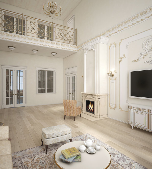 Фото из портфолио Классический дом в ЛО – фотографии дизайна интерьеров на INMYROOM