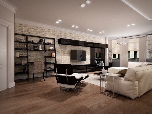 Фото из портфолио Лофт в классическом стиле – фотографии дизайна интерьеров на INMYROOM