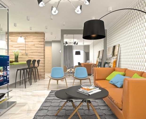 Фото из портфолио Квартира - Студия на Шуваловском пр. – фотографии дизайна интерьеров на INMYROOM