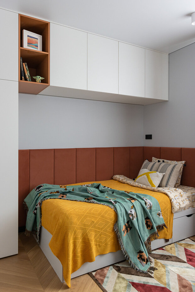 Фотография: Детская в стиле Современный, Квартира, Проект недели, Санкт-Петербург, 4 и больше, Более 90 метров, Монолитно-кирпичный, UNIARCH, Юлия Леопольд – фото на INMYROOM