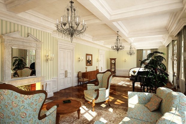 Фото из портфолио Холл в классическом стиле. – фотографии дизайна интерьеров на INMYROOM