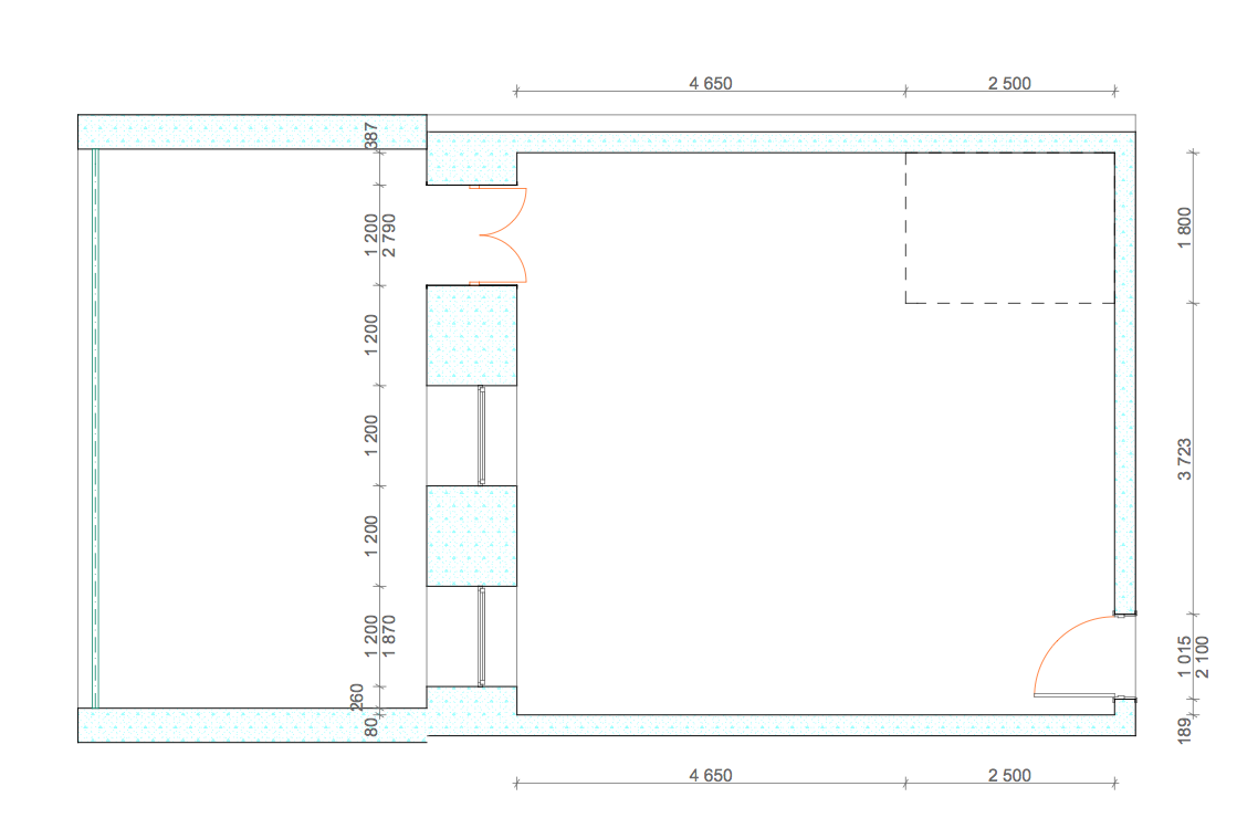 Обмерный план