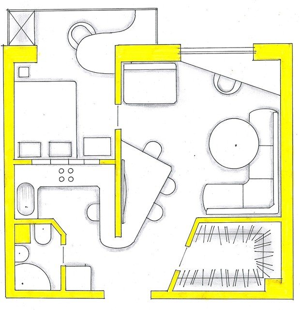 Фото из портфолио Мои перепланировки – фотографии дизайна интерьеров на INMYROOM