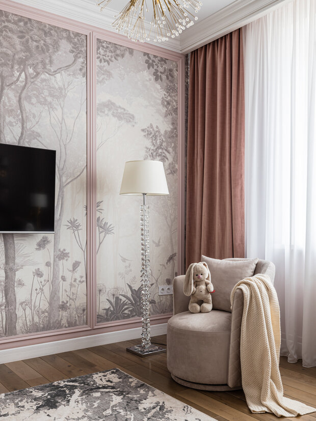 Фотография: Детская в стиле Классический, Современный, Дом, Проект недели, Дом и дача, 4 и больше, Более 90 метров, #эксклюзивныепроекты, Уфа, Эльза Хабибрахманова – фото на INMYROOM