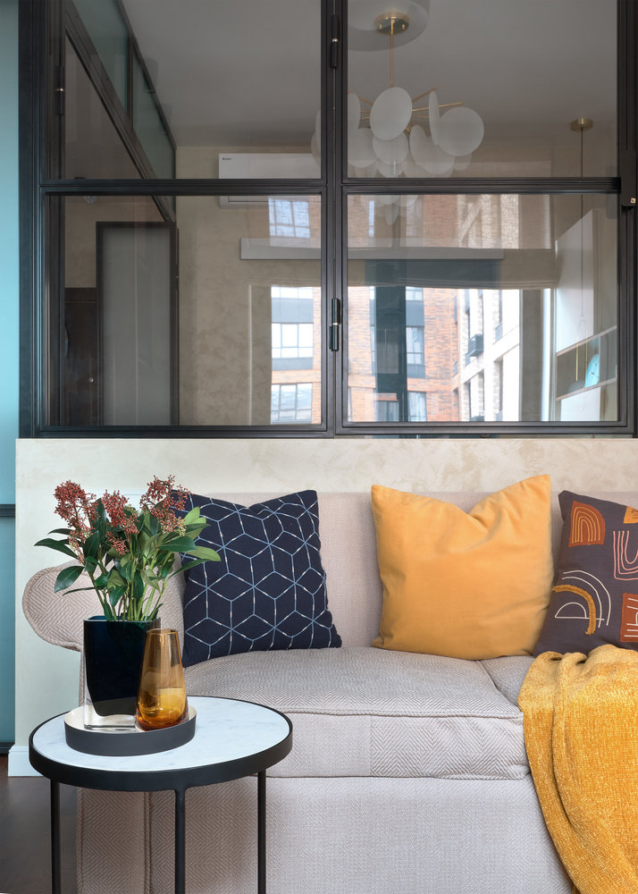 Фотография: Гостиная в стиле Современный, Малогабаритная квартира, Квартира, Студия, Проект недели, Москва, 1 комната, до 40 метров, Евгения Ивлиева – фото на INMYROOM Фотография: Гостиная в стиле Современный, Малогабаритная квартира, Квартира, Студия, Проект недели, Москва, 1 комната, до 40 метров, Евгения Ивлиева – фото на INMYROOM