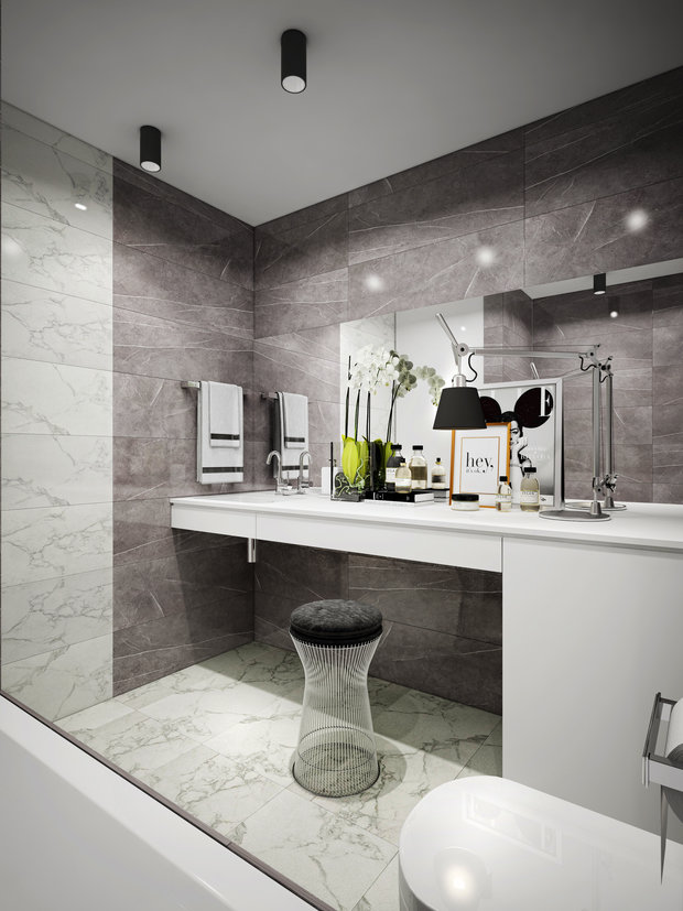 Фото из портфолио Дизайн квартиры ЖК Wellton Park – фотографии дизайна интерьеров на INMYROOM