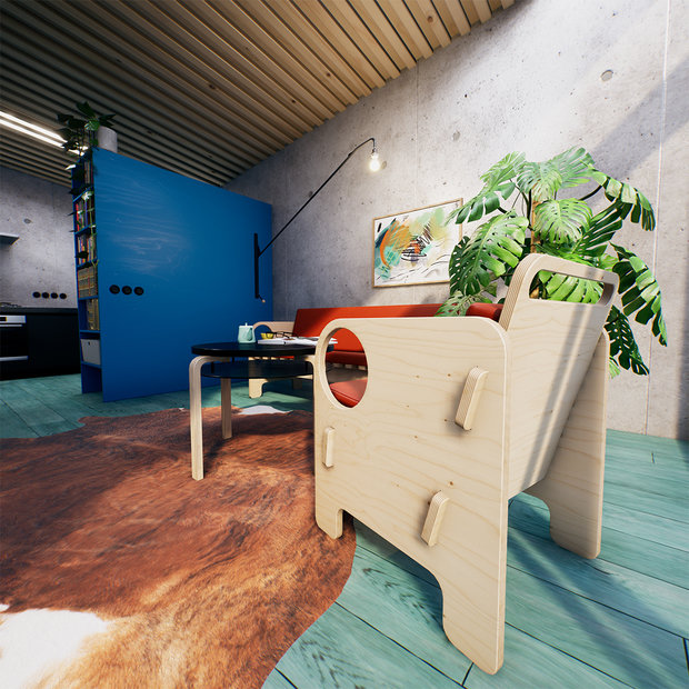 Фото из портфолио Интерьер Untere Straßäcker 19, Мюнхен.  – фотографии дизайна интерьеров на INMYROOM