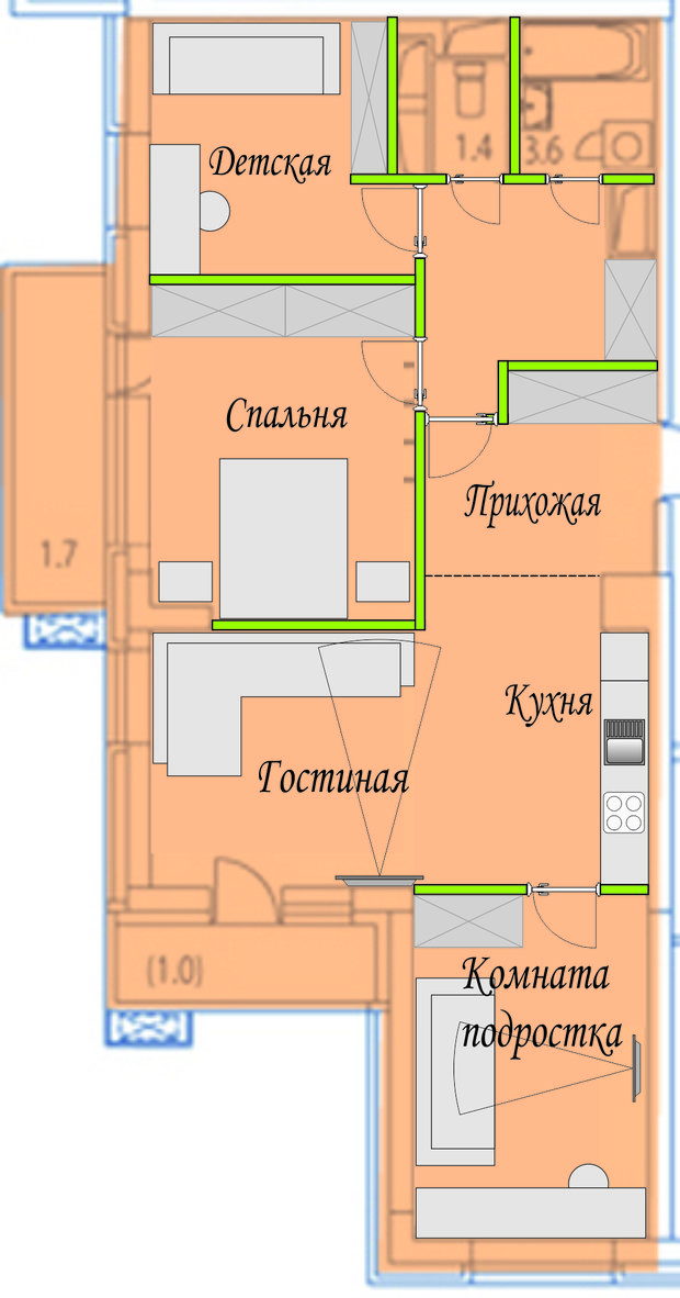 Фотография: Планировки в стиле  – фото на INMYROOM