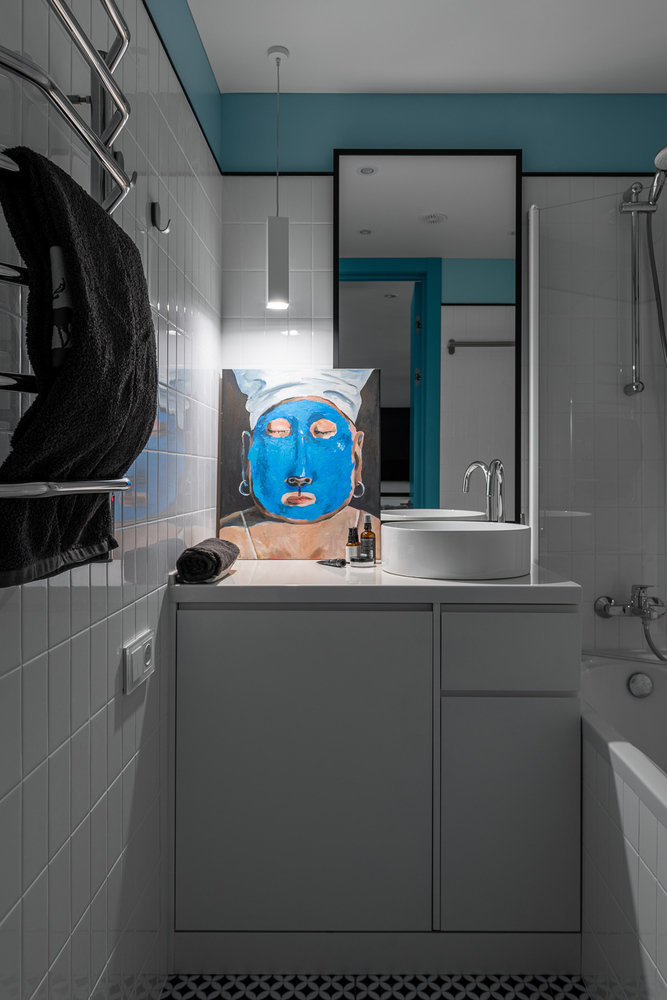 Фотография: Ванная в стиле Современный, Квартира, Проект недели, Пенза, 3 комнаты, 60-90 метров, Татьяна Королькова – фото на INMYROOM