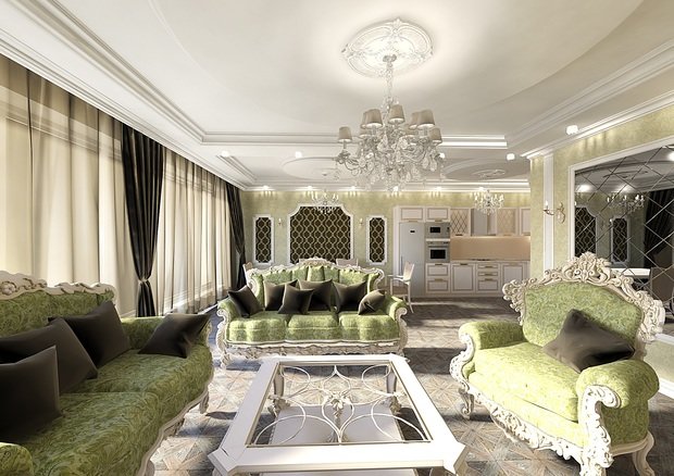 Фото из портфолио классика – фотографии дизайна интерьеров на INMYROOM