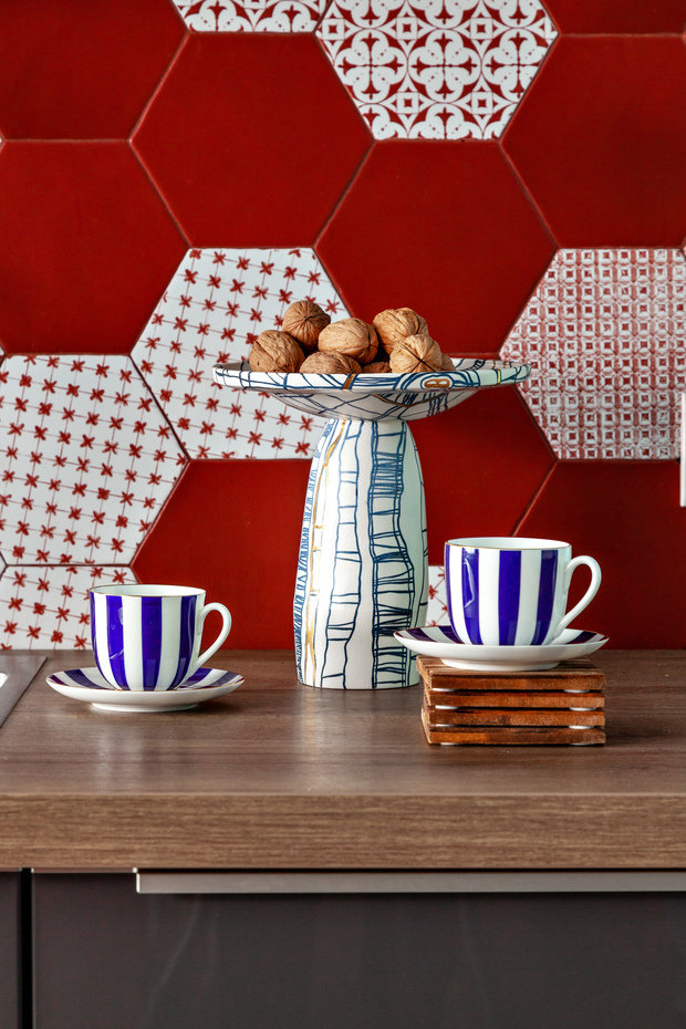 Фотография: Кухня и столовая в стиле Эклектика, Современный, Квартира, Проект недели, Химки, 2 комнаты, 60-90 метров, Лилия Салах – фото на INMYROOM