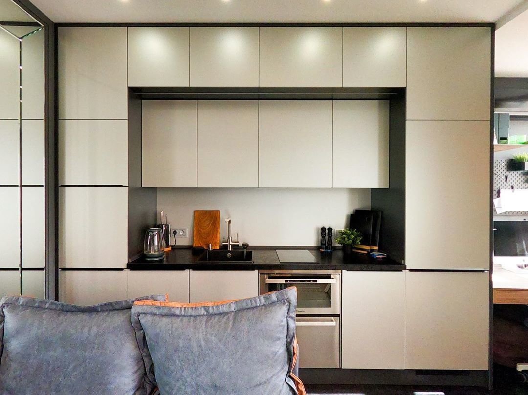 Фотография: в стиле , Современный, Квартира, Проект дня, Дарья Дубкова, 1 комната, до 40 метров, Сбербанк, домклик, сбербанк страхование – фото на INMYROOM