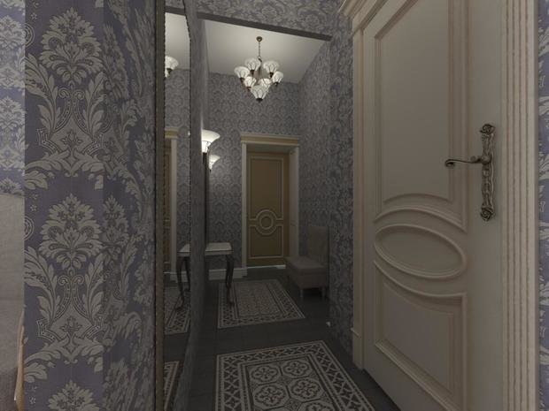 Фото из портфолио Дизайн сталинки – дизайн-проект интерьера двухкомнатной квартиры – фотографии дизайна интерьеров на INMYROOM