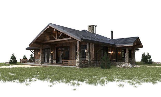 Фото из портфолио Home in the Woods дома – фотографии дизайна интерьеров на INMYROOM