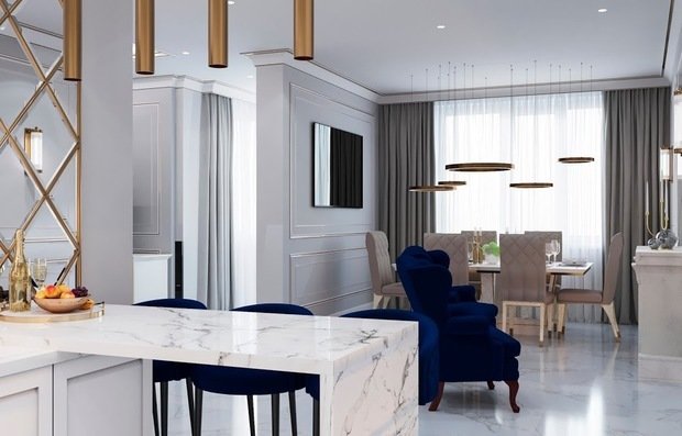 Фото из портфолио Royal Tower 140 – фотографии дизайна интерьеров на INMYROOM