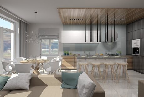 Современный дом в поселке "Европа"