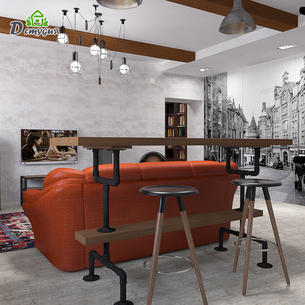 Фото из портфолио Лофт – фотографии дизайна интерьеров на INMYROOM