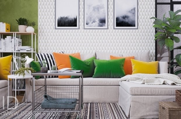 Фото из портфолио ЛЕТНИЙ ДИЗАЙН ДОМА В ГОРОДЕ СЕВАСТОПОЛЬ, 140 м² – фотографии дизайна интерьеров на INMYROOM