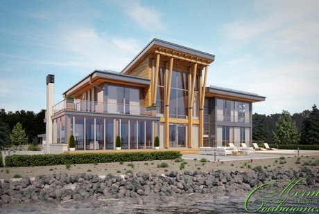 LAKE'S FLOWER: проект частного дома в Канаде