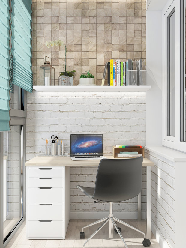 Фото из портфолио Балкон ЖК Астра – фотографии дизайна интерьеров на INMYROOM