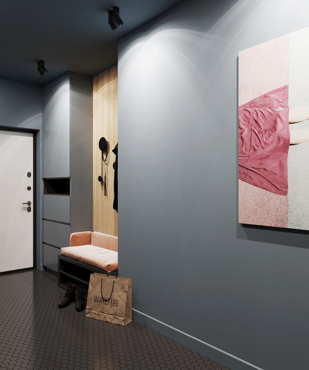 Фото из портфолио Трехкомнатная в ЖК Богемия – фотографии дизайна интерьеров на INMYROOM