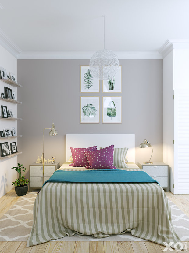 Фото из портфолио Скандинавия в 62 m2 от XO Design – фотографии дизайна интерьеров на INMYROOM