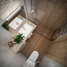 Фото из портфолио Сила цвета на 47m2 (Рига). – фотографии дизайна интерьеров на INMYROOM