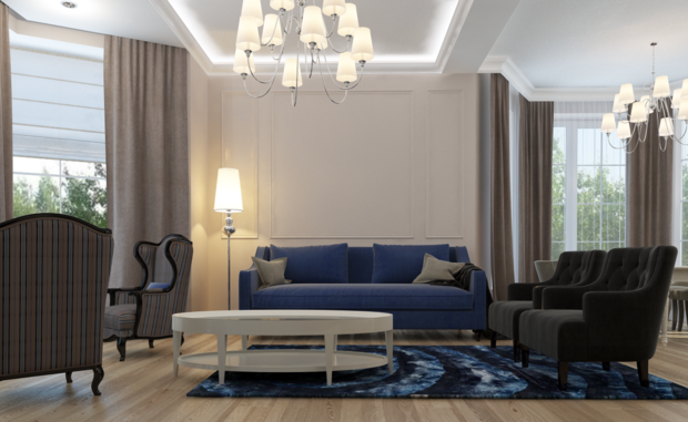 Фото из портфолио Современная классика – фотографии дизайна интерьеров на INMYROOM