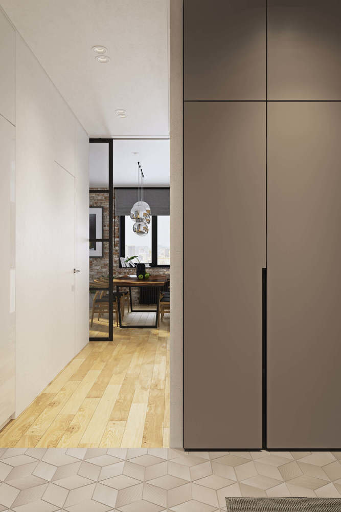 Фотография: Прихожая в стиле Современный, Квартира, Проект недели, Москва, Geometrium, ЖК «Водный», 2 комнаты, 60-90 метров – фото на INMYROOM Фотография: Прихожая в стиле Современный, Квартира, Проект недели, Москва, Geometrium, ЖК «Водный», 2 комнаты, 60-90 метров – фото на INMYROOM