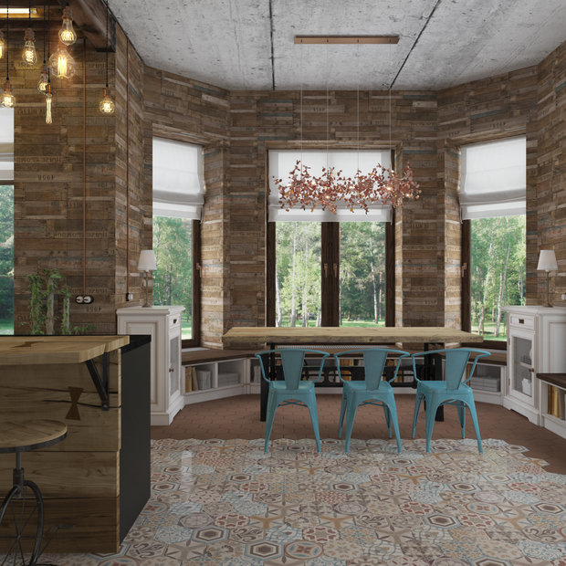 Фотография: Кухня и столовая в стиле Лофт – фото на INMYROOM