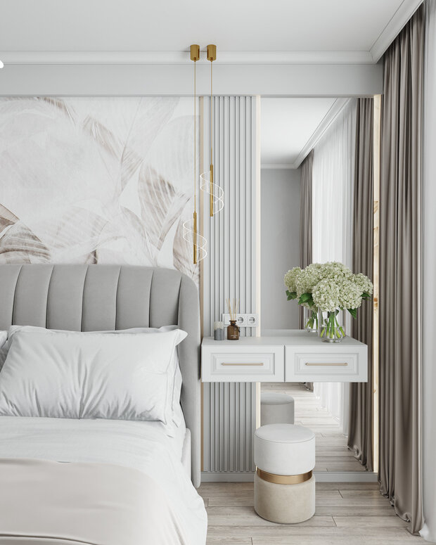 Фото из портфолио Проект квартиры неоклассика – фотографии дизайна интерьеров на INMYROOM