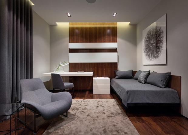 Фото из портфолио Grey and Walnut – фотографии дизайна интерьеров на INMYROOM