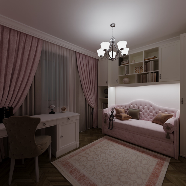 Фото из портфолио Детская неоклассика – фотографии дизайна интерьеров на INMYROOM