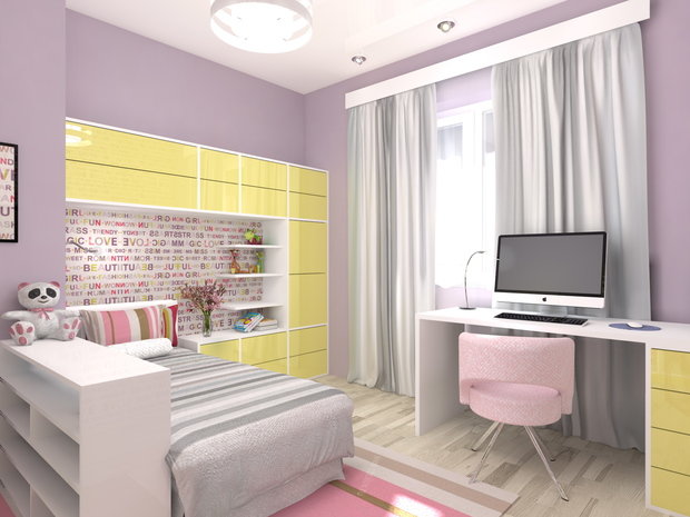 Фото из портфолио Цветовые варианты для детской – фотографии дизайна интерьеров на INMYROOM