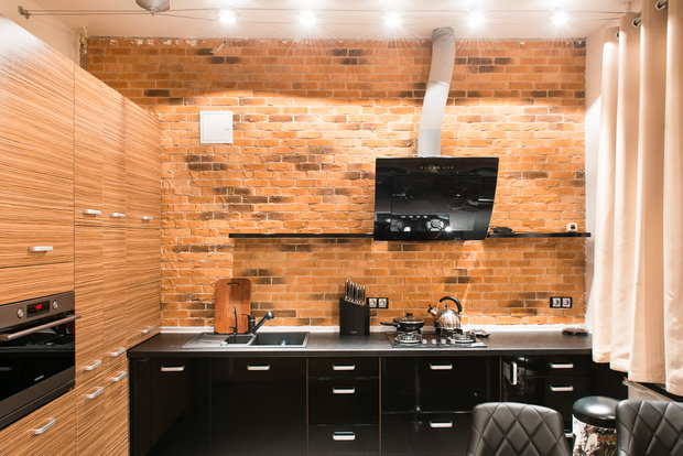 Фотография: Кухня и столовая в стиле Лофт, Квартира, Дома и квартиры, Киев – фото на INMYROOM