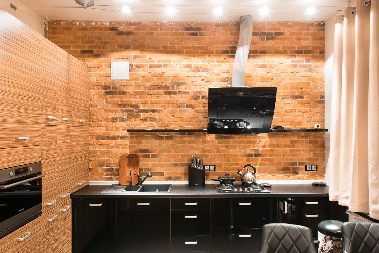 Фотография: Кухня и столовая в стиле Лофт, Квартира, Дома и квартиры, Киев – фото на INMYROOM