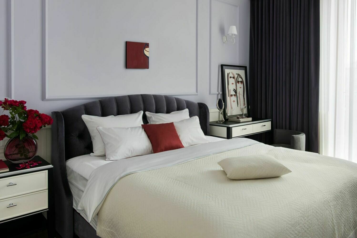 Фотография: Спальня в стиле Классический, Проект недели, Более 90 метров – фото на INMYROOM