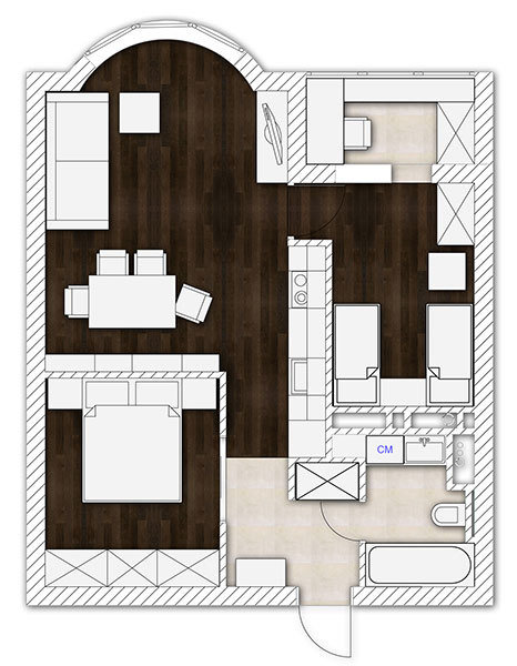 Фотография: Планировки в стиле  – фото на INMYROOM