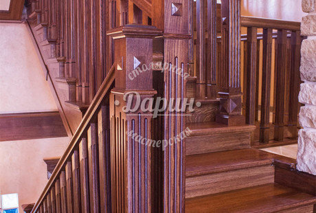 Лестница в классическом английском стиле