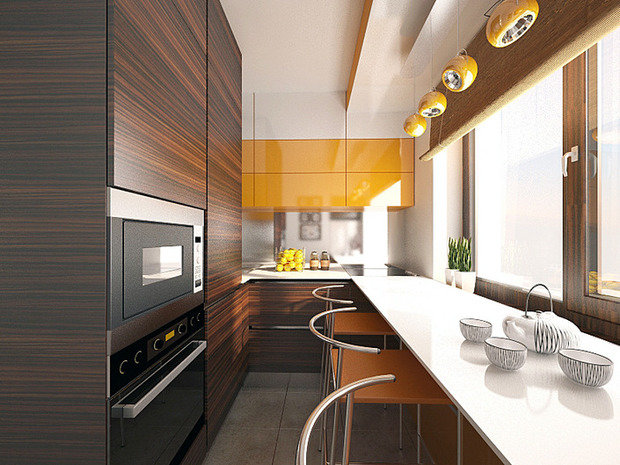 Фото из портфолио Сдержанный интерьер в стиле модерн – фотографии дизайна интерьеров на INMYROOM