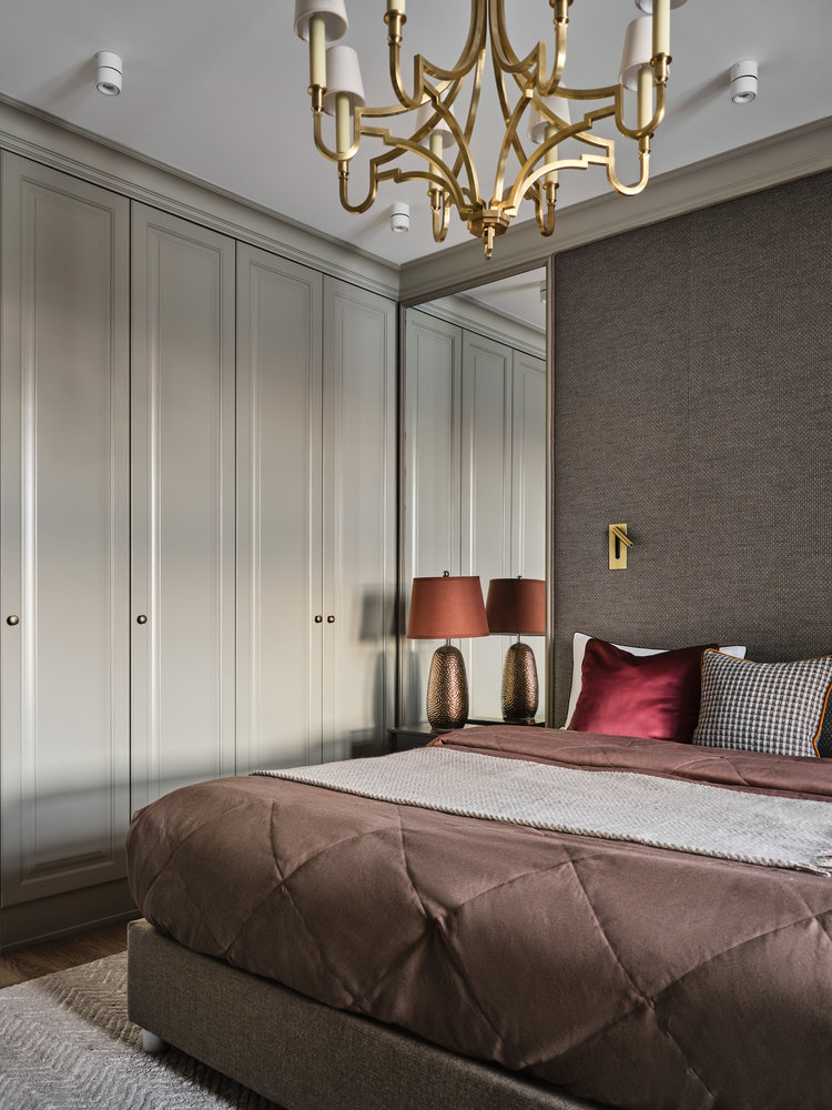Фотография: Спальня в стиле Современный, Квартира, Проект недели, Москва, 4 и больше, Более 90 метров, Карина Сейфуль-Мулюкова – фото на INMYROOM