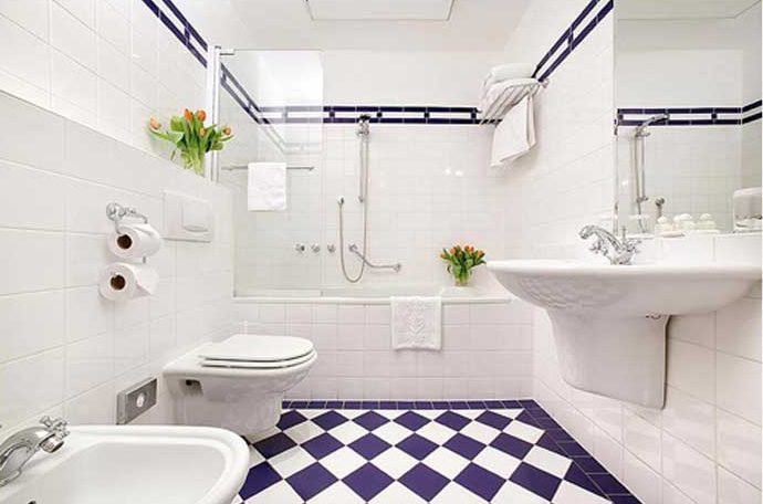 Фотография: Ванная в стиле Скандинавский, Современный, Интерьер комнат, Перепланировка – фото на INMYROOM