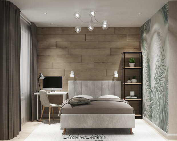Фото из портфолио Спальня 10,22 м2 – фотографии дизайна интерьеров на INMYROOM