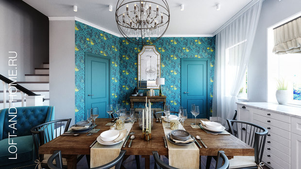 Фото из портфолио ТАУНХАУС, 120М2, ФЬЮЖН – фотографии дизайна интерьеров на INMYROOM
