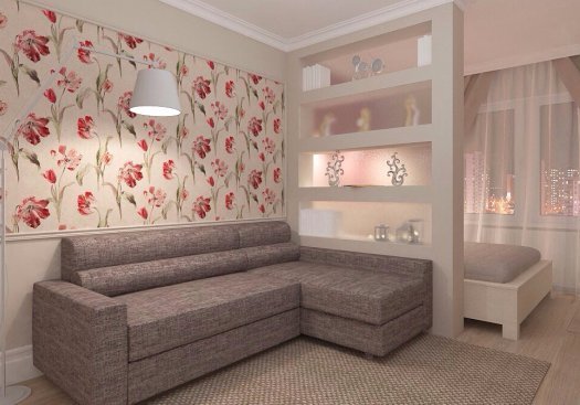 Фотография: в стиле , Гостиная, Спальня, Малогабаритная квартира, Советы, Hoff, зонирование комнаты – фото на INMYROOM Фотография: в стиле , Гостиная, Спальня, Малогабаритная квартира, Советы, Hoff, зонирование комнаты – фото на INMYROOM